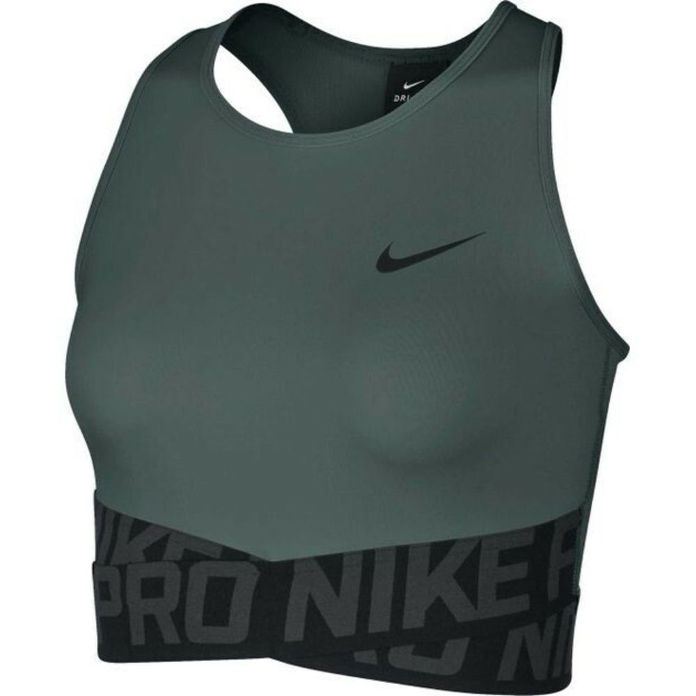 Nike Pro Intertwist Crop Top / Sports Bra in Teal